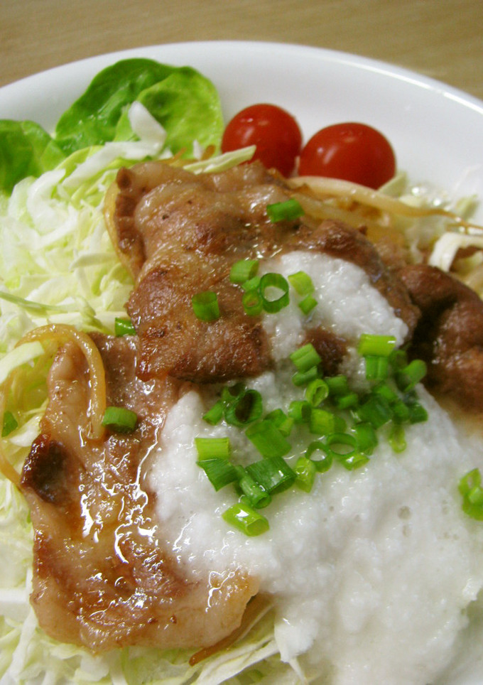 豚肉のしょうが焼き＊山芋とろろかけ-レシピのメイン写真