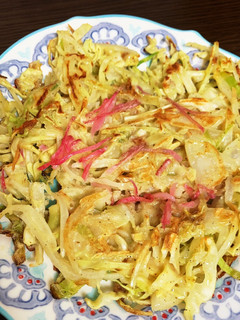 ヘルシーなキャベツと玉ねぎのお好み焼き-レシピのメイン写真