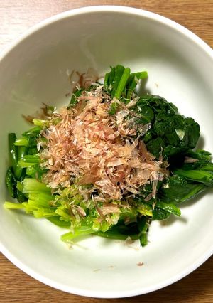 ほうれん草のお浸し-レシピのメイン写真
