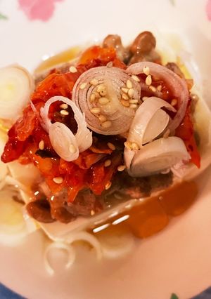 あっという間！すぐ出来る納豆キムチ豆腐-レシピのメイン写真