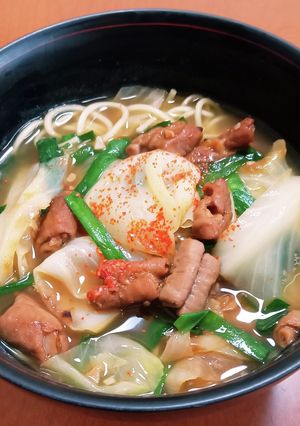 簡単美味しい！ナガラホルモンラーメン-レシピのメイン写真