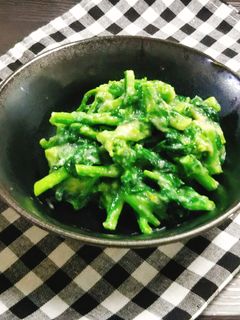 菜の花の酢みそ和え-レシピのメイン写真