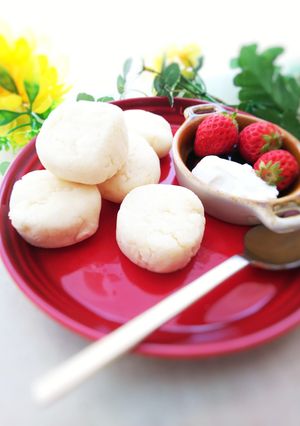 レンジで★米粉とお豆腐のスコーン風-レシピのメイン写真