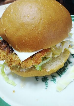 鰯フライバーガー-レシピのメイン写真