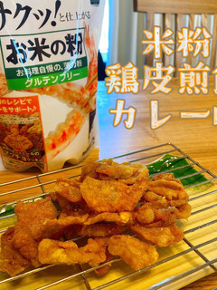 米粉の鶏皮煎餅カレー味-レシピのメイン写真
