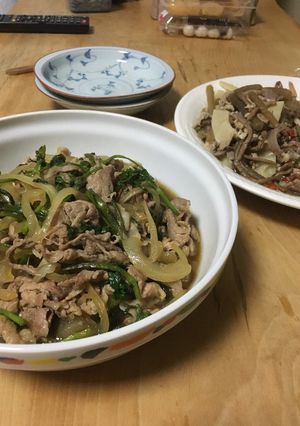 豚肉とセリの炒めもの-レシピのメイン写真