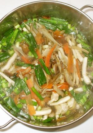 ごぼうスープ♪赤い皮膚病びらんに簡単薬膳-レシピのメイン写真