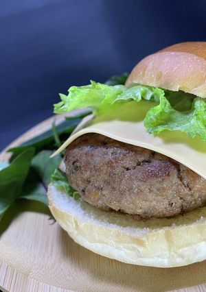 照り焼きチーズバーガー-レシピのメイン写真