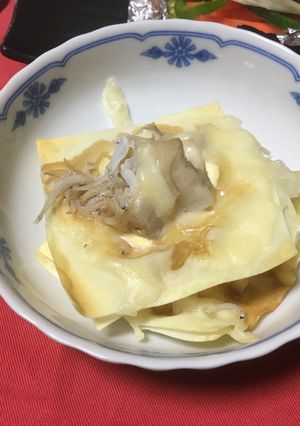 しらすと蓮根のピザ-レシピのメイン写真