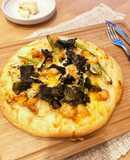 簡単♪美味しい♪鮭と海苔の和風ピザ