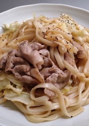 焼きうどん（醤油味）-レシピのメイン写真