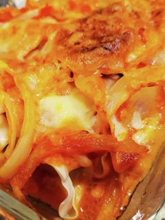 餃子のトマトソースチーズ焼き-レシピのメイン写真