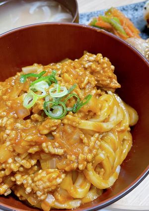 汁なしカレーうどん-レシピのメイン写真