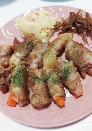 簡単！豚肉野菜巻き-レシピのメイン写真