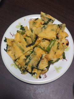 【米粉活用】米粉でニラチヂミ-レシピのメイン写真