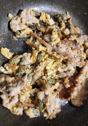 つくしチャンプルー-レシピのメイン写真