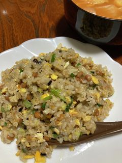 納豆チャーハン-レシピのメイン写真