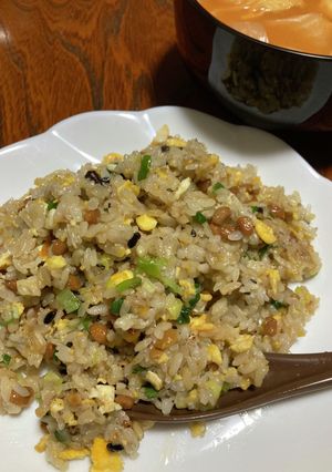 納豆チャーハン-レシピのメイン写真