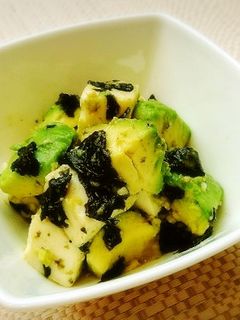 豆腐とアボカドのサラダ-レシピのメイン写真