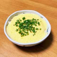 A picture of 包丁不要！レンジで卵乗せ豆腐.