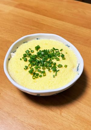 包丁不要!レンジで卵乗せ豆腐-レシピのメイン写真