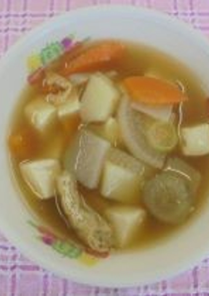 【学校給食】けんちん汁-レシピのメイン写真
