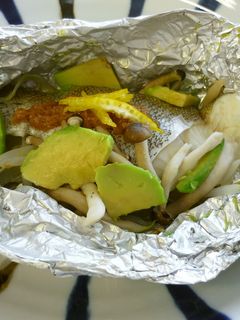 白身魚とアボカドのホイル蒸し-レシピのメイン写真