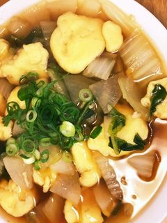 上新粉でモチモチすいとん汁-レシピのメイン写真