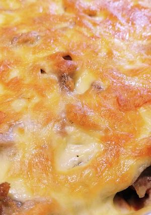 豚バラとナスのトマトソース重ね焼き-レシピのメイン写真
