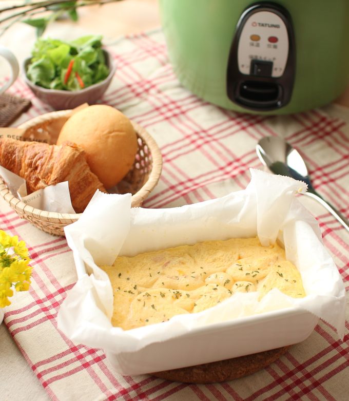 大同電鍋レシピ／とろとろチーズ卵 by 大同電鍋公式レシピ