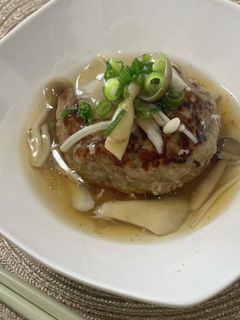 和風ハンバーグ♡塩出汁のきのこソース-レシピのメイン写真
