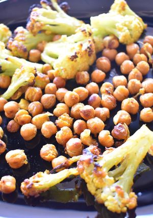 カリフラワーとひよこ豆のロースト-レシピのメイン写真