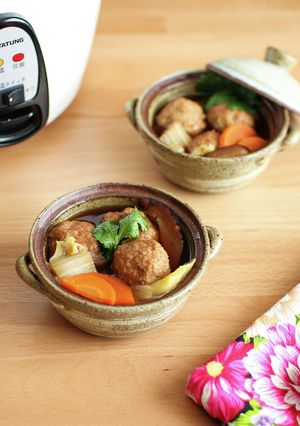 ＼大同電鍋レシピ／獅子頭のスープ-レシピのメイン写真