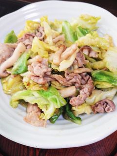 キャベツ、豚肉などのオイスターソース炒め-レシピのメイン写真