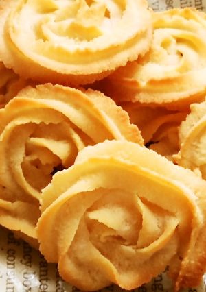 クリームチーズの米粉絞り出しクッキー　-レシピのメイン写真
