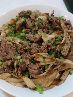 簡単!激ウマ!牛肉まいたけガリバタ炒め♪-レシピのメイン写真