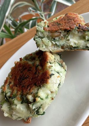 米粉のチーズほうれん草パン-レシピのメイン写真