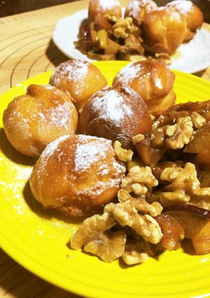 米粉のぱんドーナツ★はちみつ胡桃添え-レシピのメイン写真