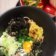 納豆ぶっかけ冷やし蕎麦