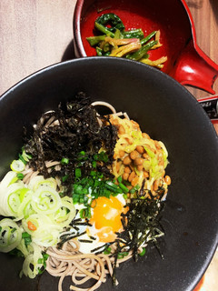 納豆ぶっかけ蕎麦-レシピのメイン写真