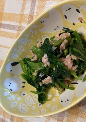 ほうれん草ツナあえ-レシピのメイン写真