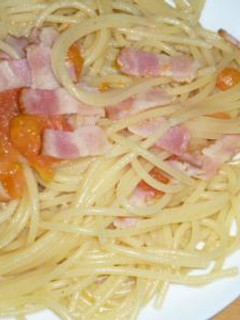 ベーコンとトマトのパスタ-レシピのメイン写真