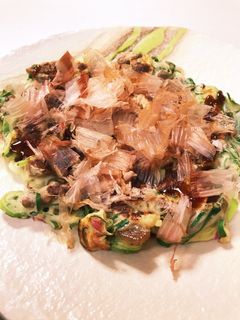 米粉で作るネギ焼き すじこん入り-レシピのメイン写真