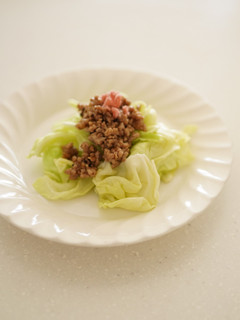 【時短レシピ】春キャベツのひき肉あんかけ-レシピのメイン写真