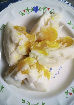 米粉活用　栗いっぱいレンチン蒸しパン-レシピのメイン写真