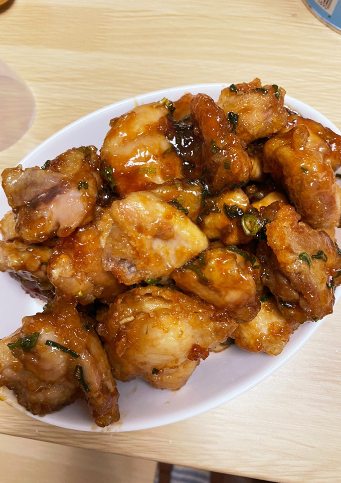 鶏肉とネギの甘辛ソース絡め-レシピのメイン写真
