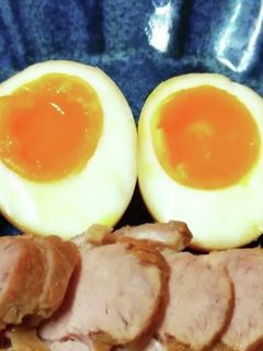 半熟煮卵 煮豚《チャーシュー》と-レシピのメイン写真