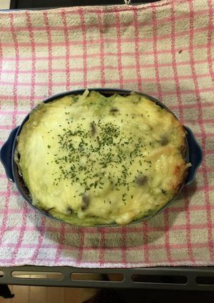 鮭とブロッコリーのネギソースグラタン-レシピのメイン写真