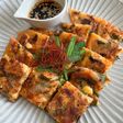 米粉で作るもちもちキムチチーズチヂミ
