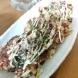 米粉活用!米粉とジャガイモでお好み焼き